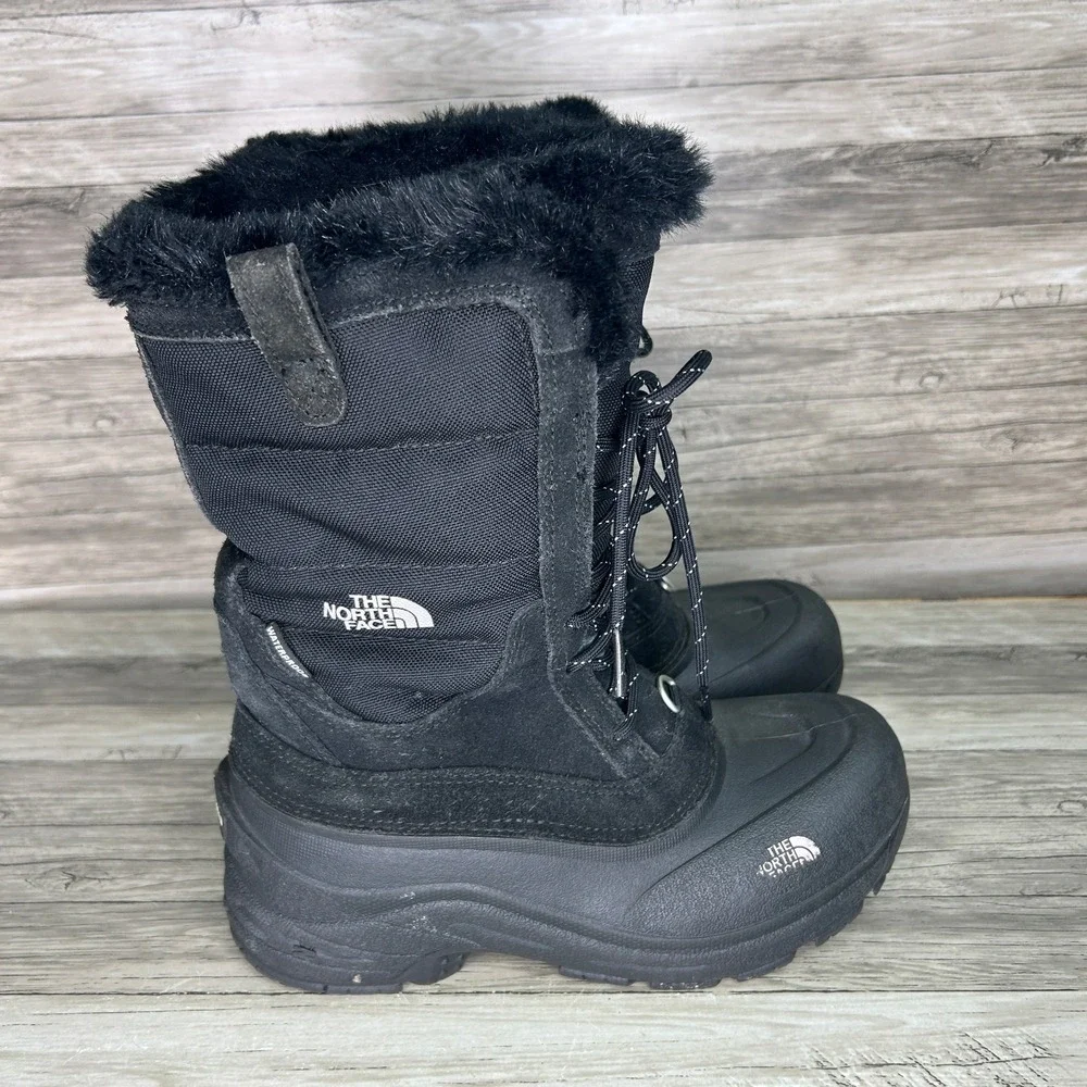 The North Face Chilkat Lace II Youth Girls 5 Waterproof Heatseeker Snow Boot